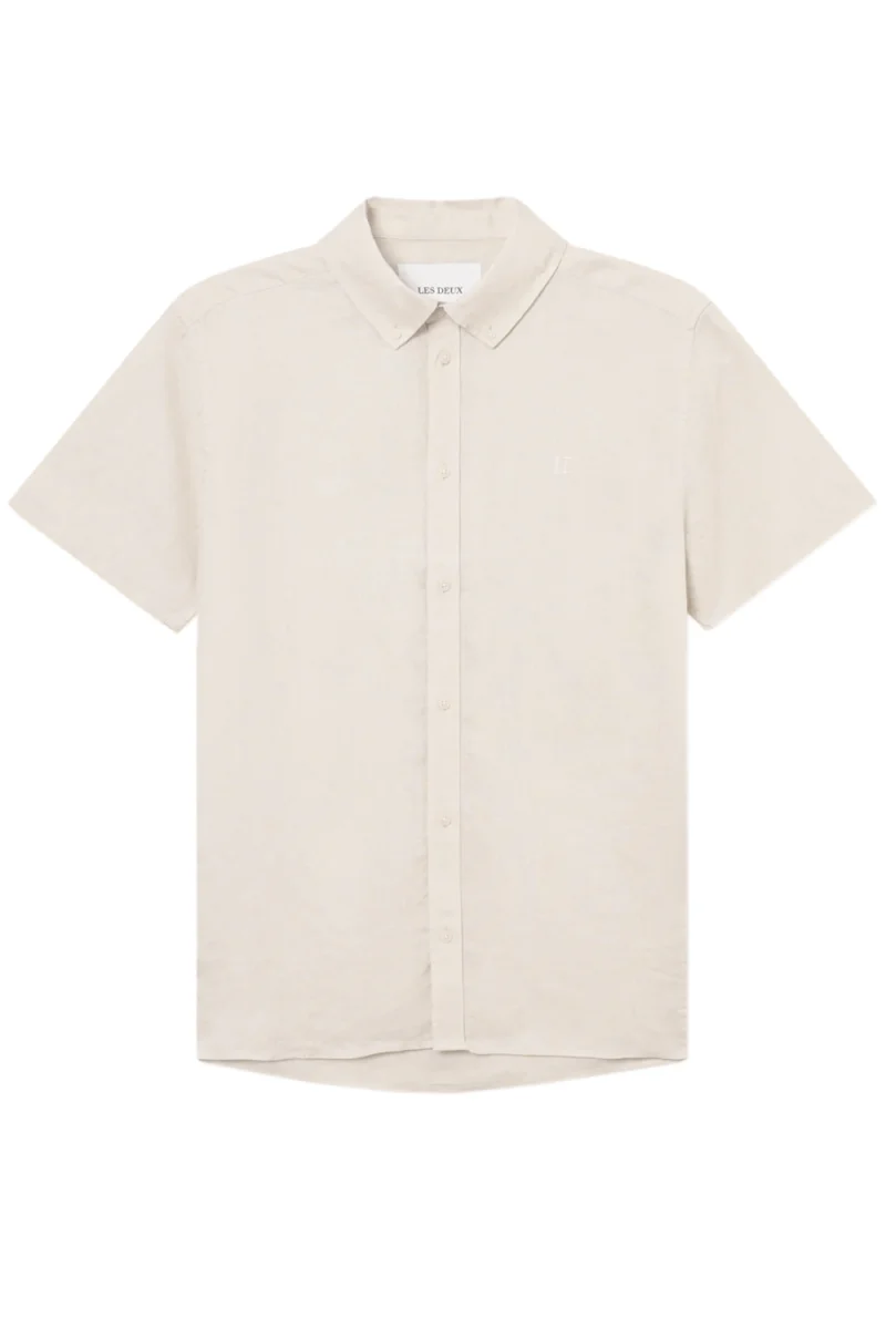 Риза Konrad Linen Ss 1000055 215-ivory