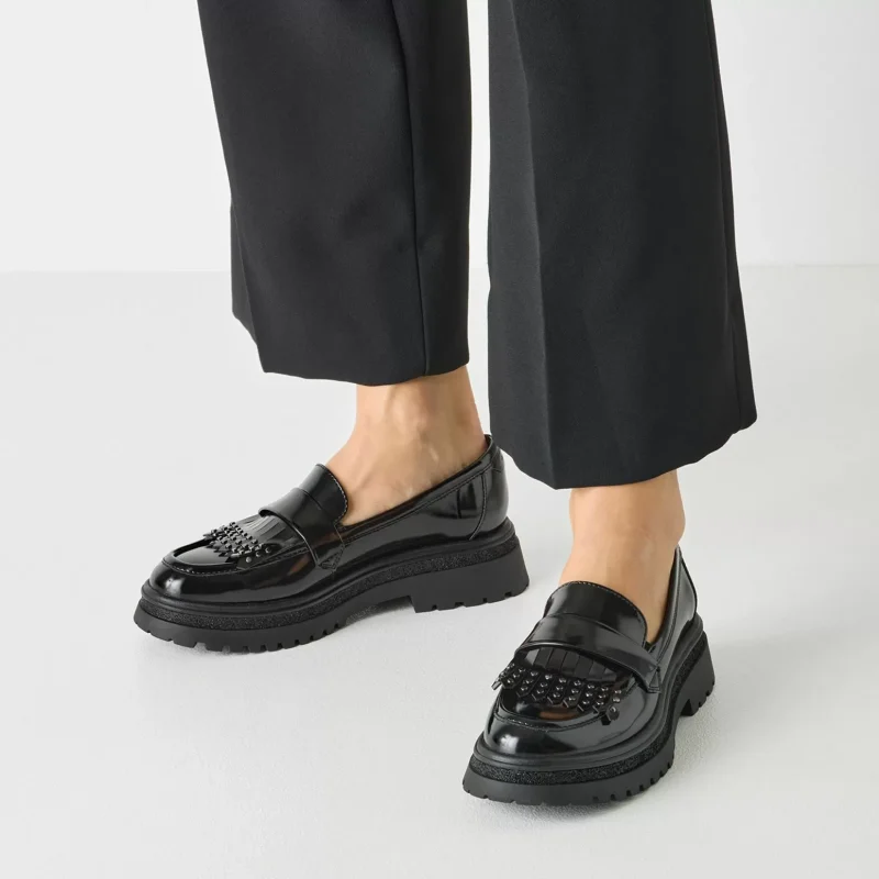 Дамски Лоуфър TAMARIS – 1-24764-45-001 BLACK — снимка 7
