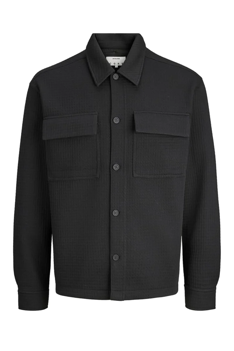 Риза Jcofusion Jersey Waffle Overshirt 12300901 C-N10 black
