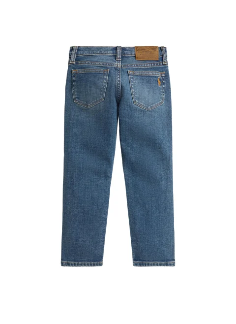 Деним с бродерия Ralph Lauren Kids 2-7 — снимка 2