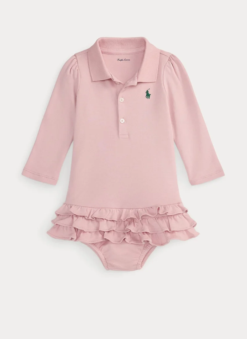Рокля с бродерия Ralph Lauren Kids