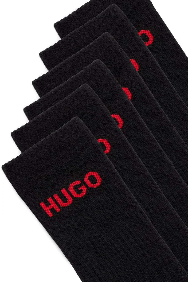 Чорапи (Pack of 6) Qs Rib Logo Cc 10257772 01 50510187 001 — снимка 2