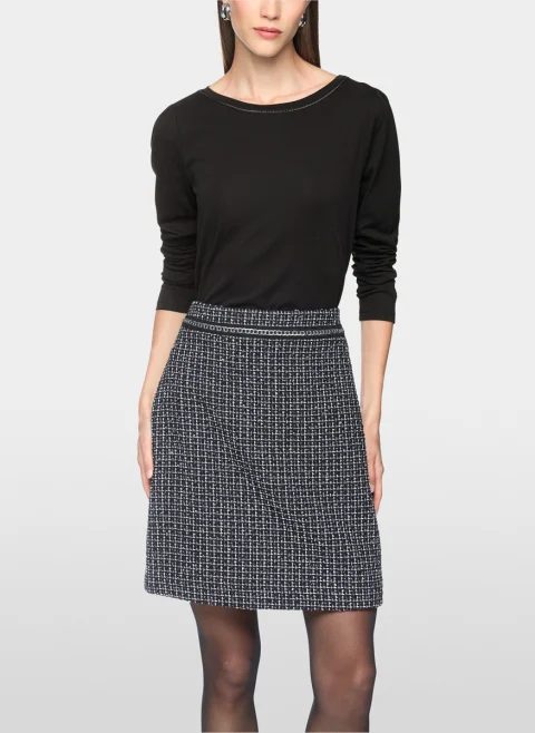 Блуза с декоративни кристали Marc Cain Collections