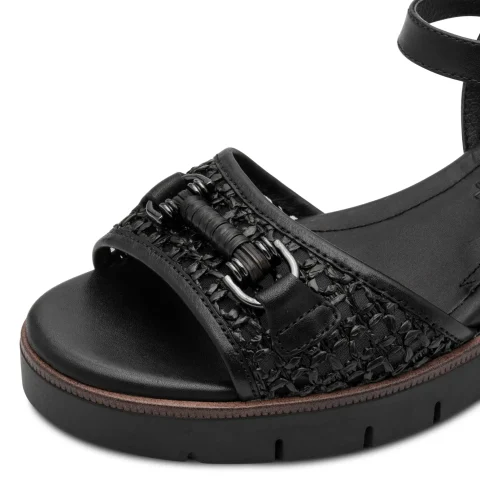 Дамски Сандали На Платформа TAMARIS – 1-28215-46-001 BLACK — снимка 4
