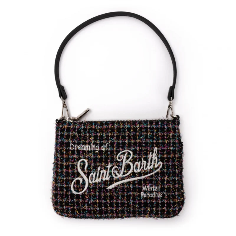 Дамска чантичка Parisienne Tweed SAINT BARTH