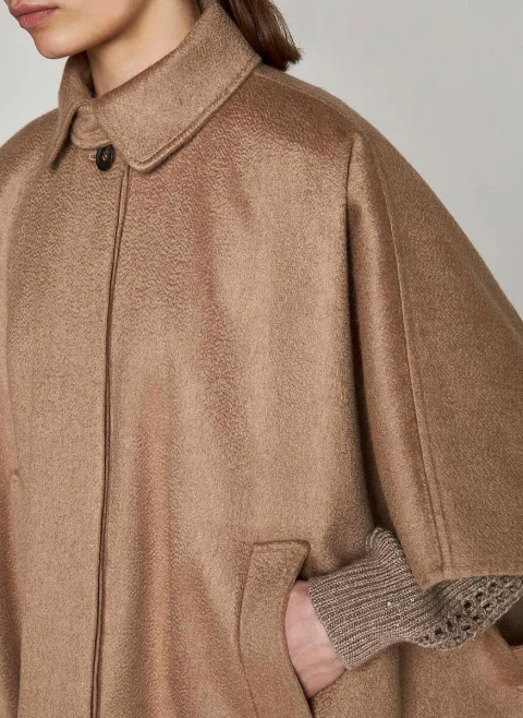 Яке 'Poncho style' от 100% кашмир Brunello Cucinelli — снимка 2