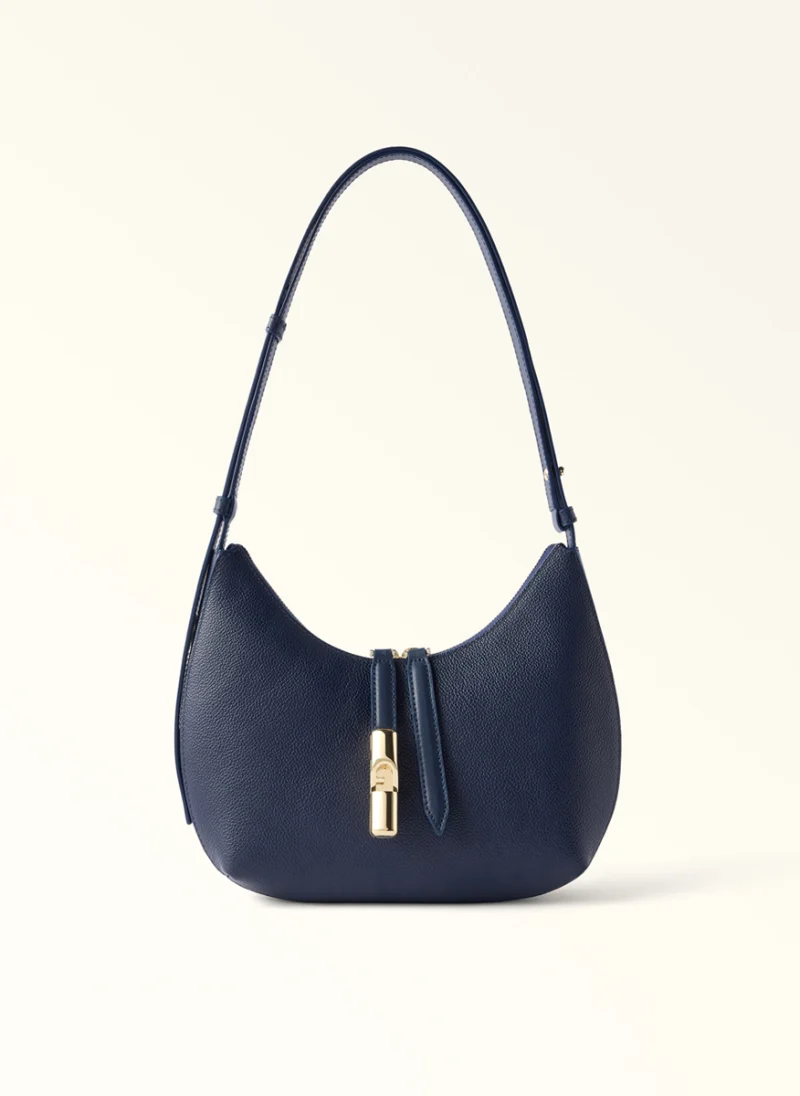 Мини чанта Furla Goccia Ink Blue
