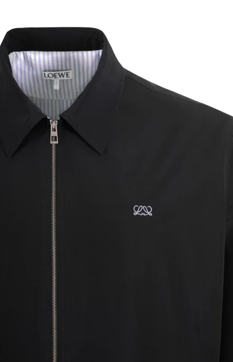 Loewe Zip-Up Jacket in Technical Cotton — снимка 2