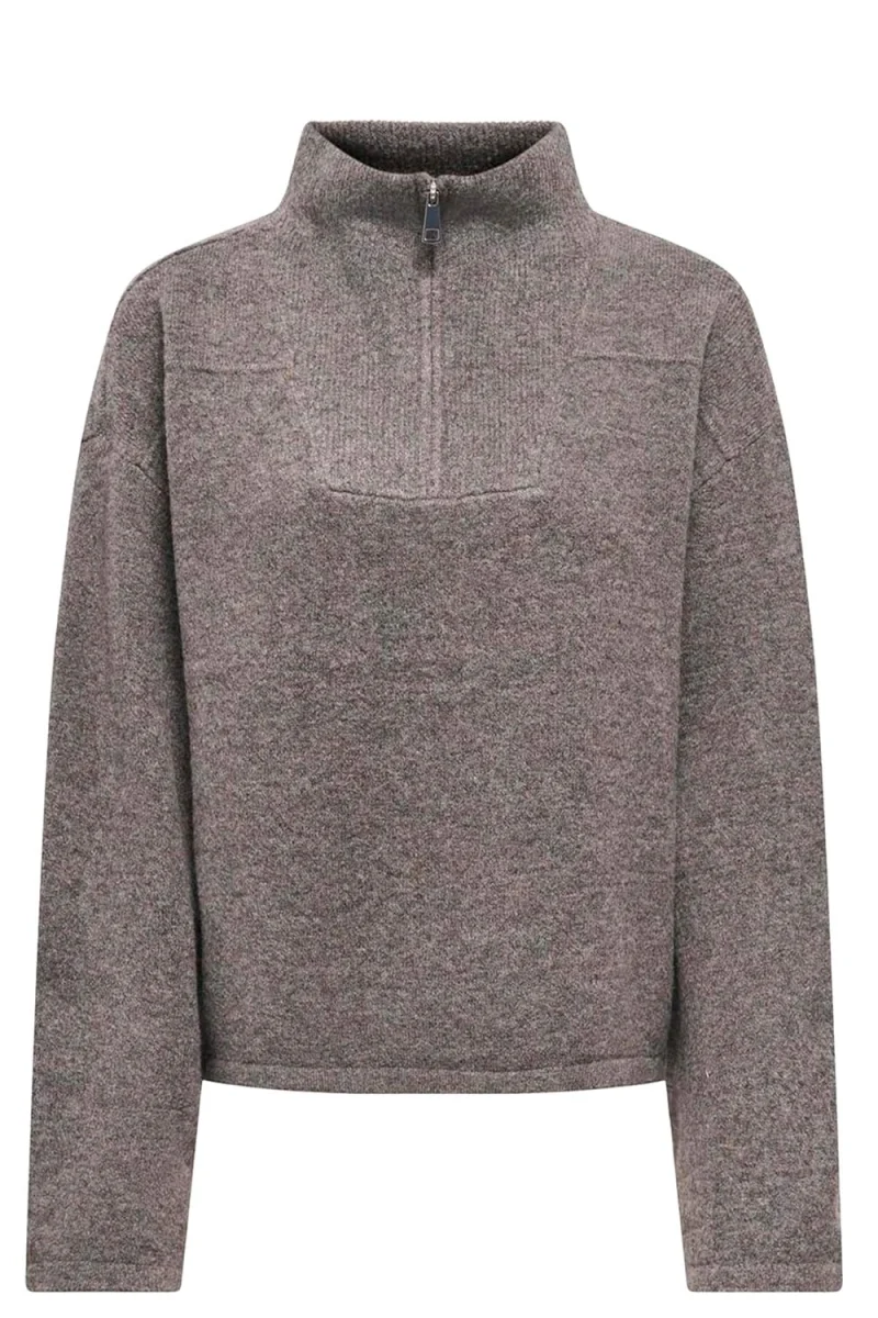 Плетено Onlclara Half Zip 15378495 19-1015 TCX bracken