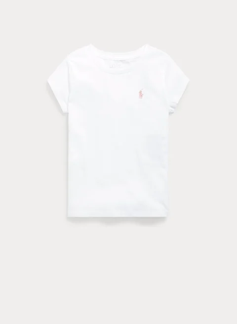 Тишърт с бродерия Ralph Lauren Kids 7-14 — снимка 4