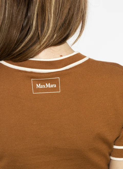 Топ от фино плетиво Max Mara Uscio — снимка 7