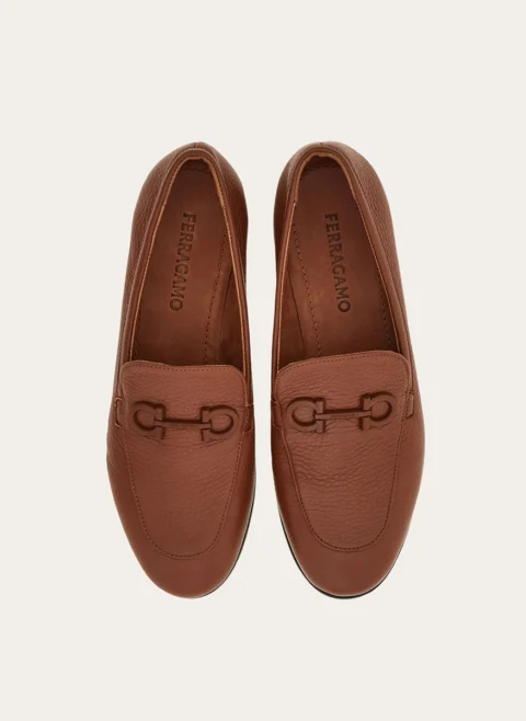 Мокасини с орнамент 'Gancini' Ferragamo — снимка 5