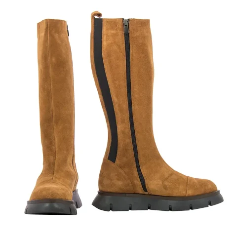 Офицерки CARLO FABIANI – D22KC-2020-LX B89 tabacco suede — снимка 5