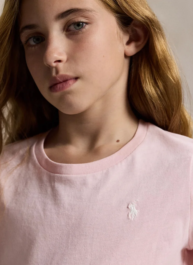 Тишърт с бродерия Ralph Lauren Kids 7-14 — снимка 3
