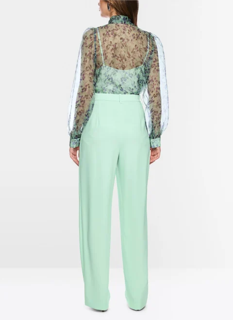 Копринена блуза с панделка Marc Cain Glam — снимка 3