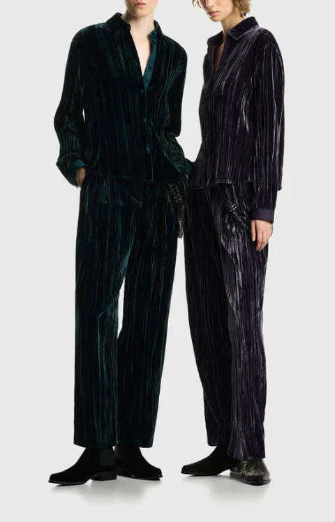 Унисекс панталон от кадифе — снимка 4
