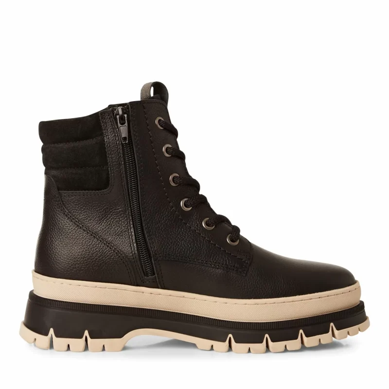 Дамски Равни Боти TAMARIS – 1-25200-45-003 BLACK LEATHER — снимка 2