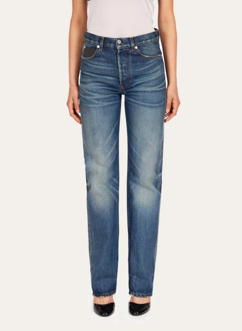 Деним 'Straight-leg' Ferragamo