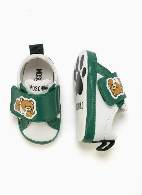 Бебешки буйки с 'Teddy Bear' апликация Moschino Kids — снимка 2