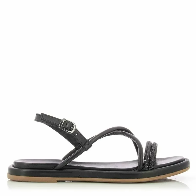Дамски Равни Сандали ONAKO – 2372 ALL BLACK