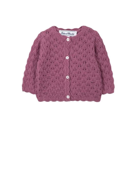 Жилетка с кашмир 'Openwork' Tartine et Chocolat — снимка 4