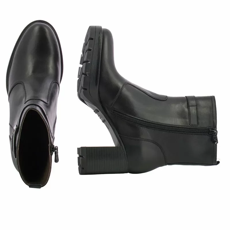 Дамски Боти На Ток NERO GIARDINI – I514852D NERO — снимка 5