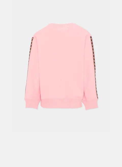 Суитшърт с контрастни кантове Lanvin Kids — снимка 3