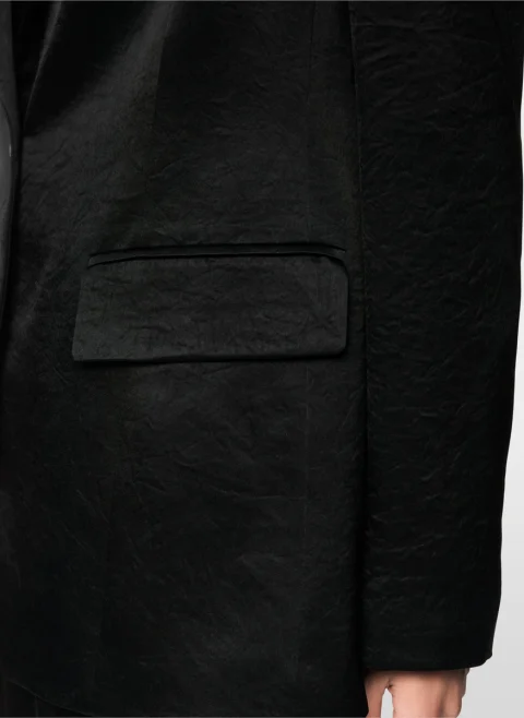 Сатенирано сако 'Crinkled effect' Marc Cain Collections — снимка 5