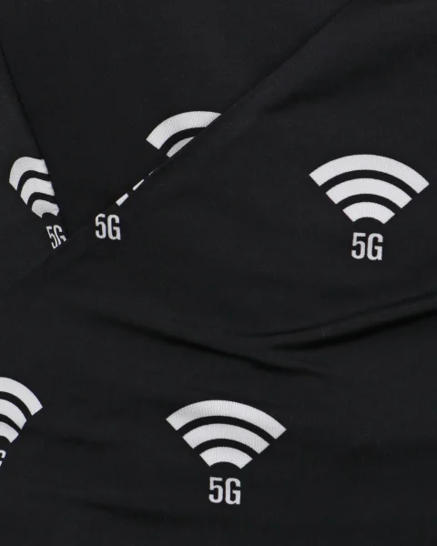 5 G Jersey Top in Black — снимка 4
