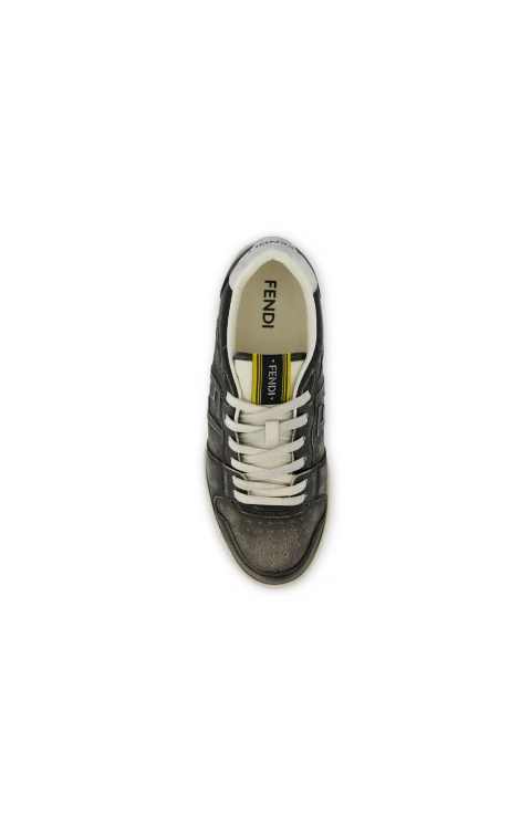 Fendi Match Low-Top Sneakers in Black — снимка 2