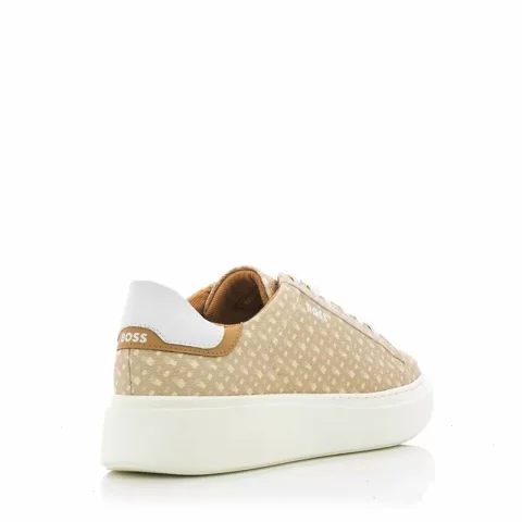 Дамски Сникърс BOSS – 50493263 AMBER_RUNN_PRB Light Beige — снимка 2