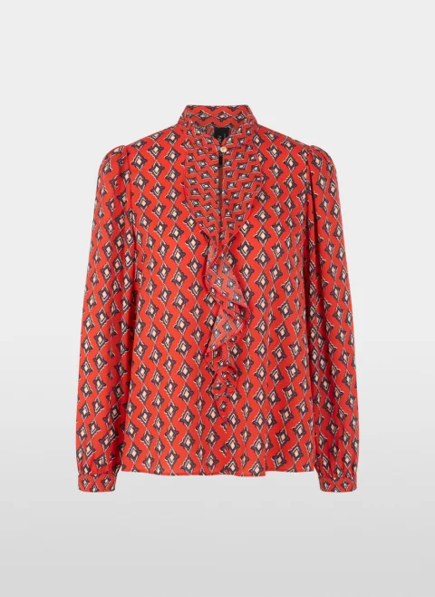 Блуза с цялостен принт Marc Cain Collections — снимка 6