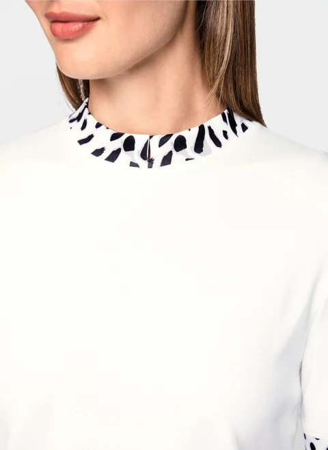 Тишърт с 'leopard' мотив Marc Cain Sports — снимка 2