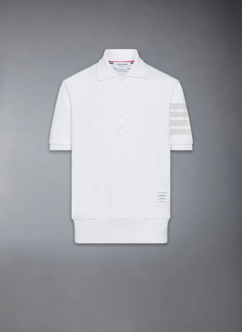 Полошърт с '4-bar' детайл Thom Browne — снимка 6