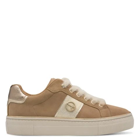 Дамски Сникърс TAMARIS – 1-23724-42-371 CAMEL SUEDE