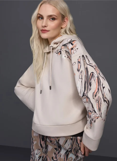 Суитшърт с принт 'Oversized fit' Marc Cain Sports — снимка 9