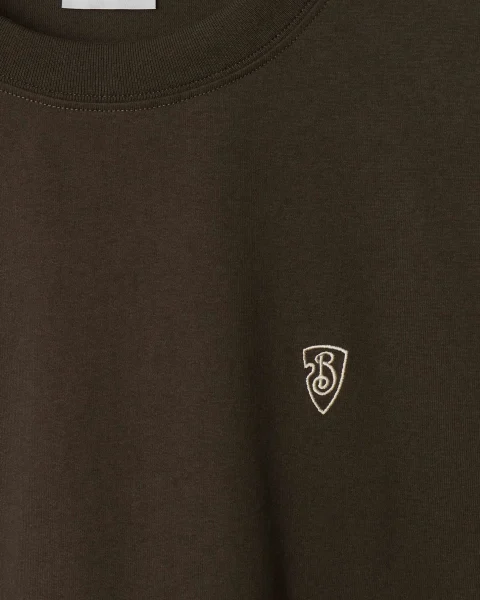 B-Shield Logo T-Shirt in Shadow — снимка 2
