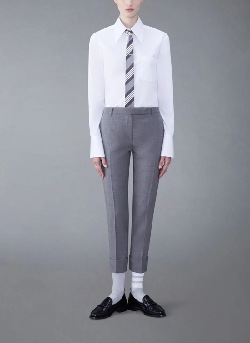 Риза от памучен поплин Thom Browne
