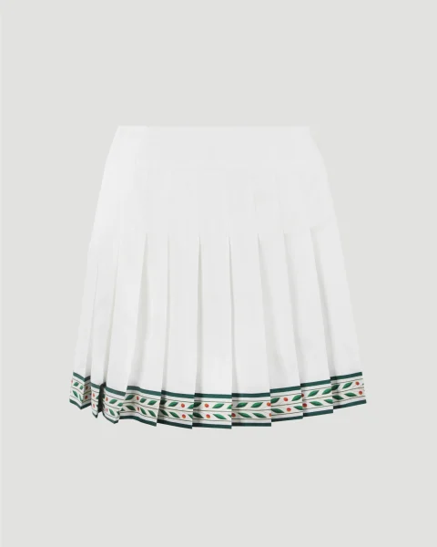 Laurel Silk Tennis Skirt