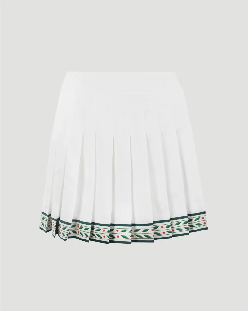 Laurel Silk Tennis Skirt
