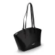 Дамска черна чанта Perla 2009 Cromia — снимка 3