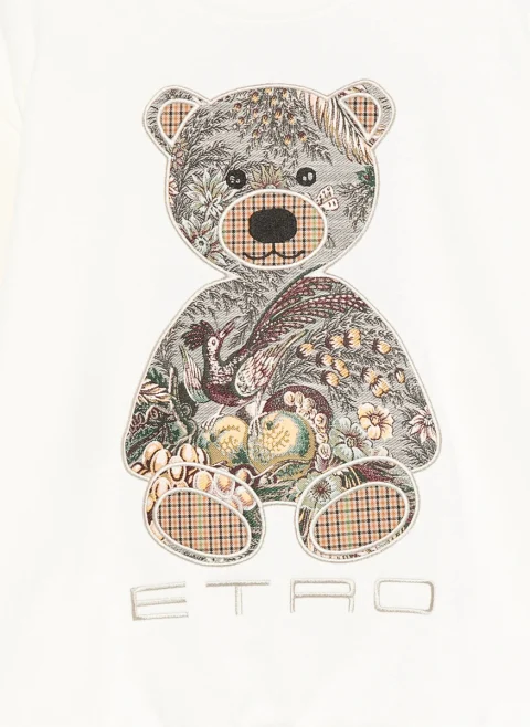 Суитшърт с бродерия 'Bear' Etro Kids — снимка 3