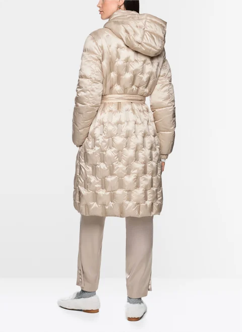 Капитонирано яке с колан Marc Cain Additions — снимка 3