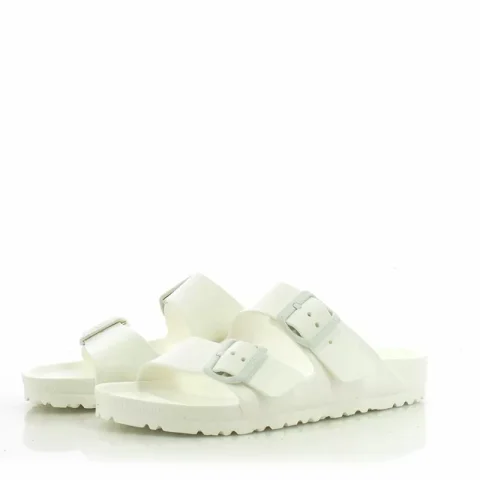 Дамски Равни Чехли BIRKENSTOCK – 129443 ARIZONA PEARL WHITE — снимка 3
