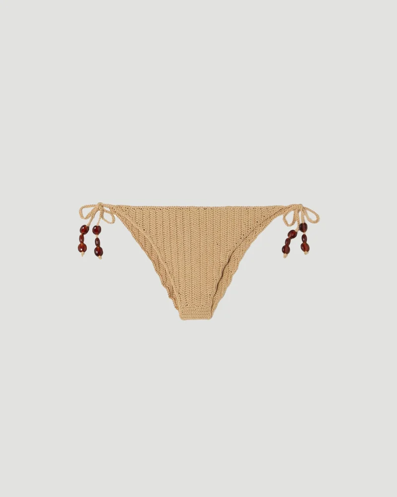 Bead-Embellished Crocheted Bikini Briefs