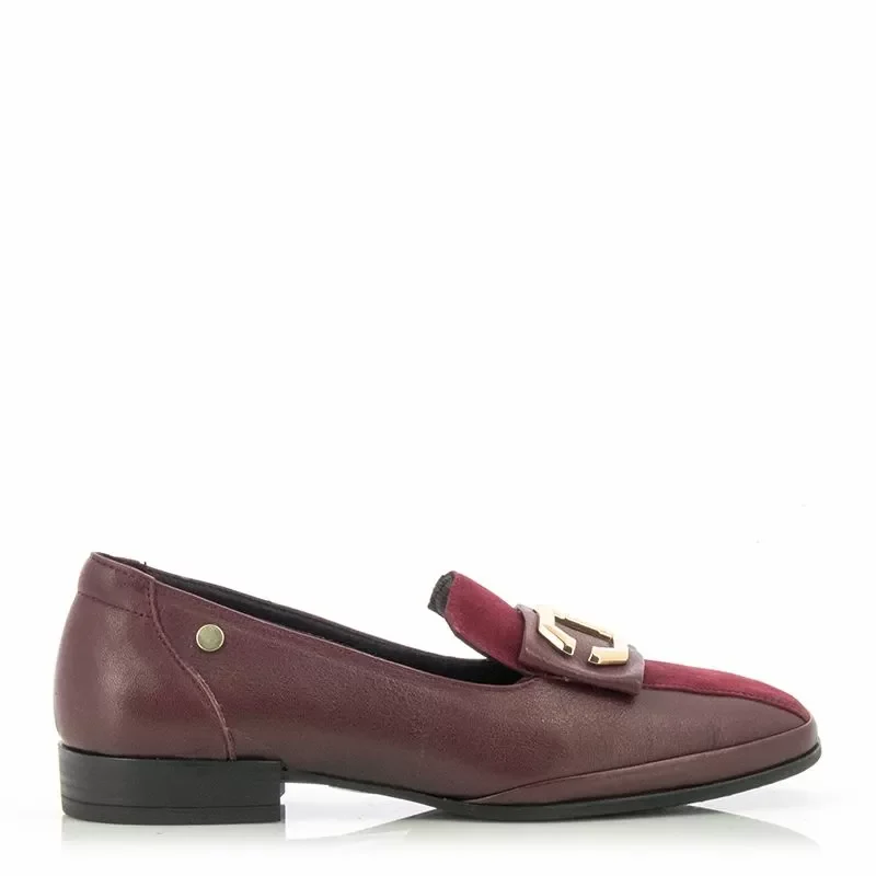 Дамски Мокасини VERONELLA – 045-5433 BORDO