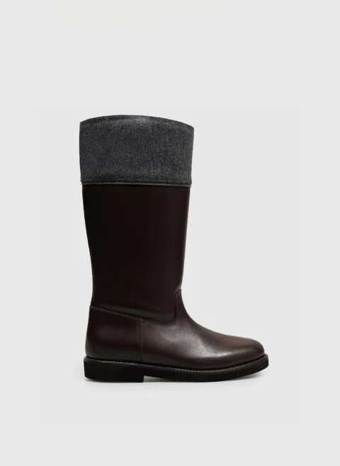 Ботуши с монили Brunello Cucinelli Kids — снимка 1