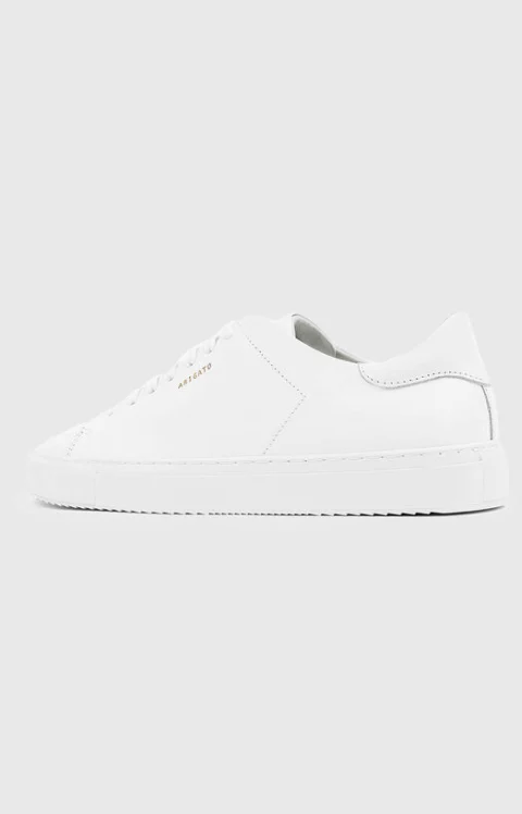 Бели кожени спортни обувки CLEAN 90 — снимка 4