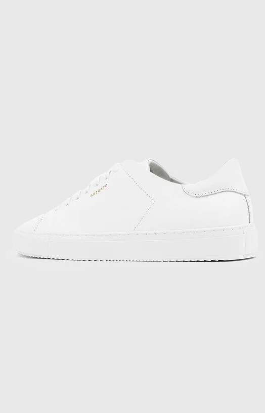 Бели кожени спортни обувки CLEAN 90 — снимка 4