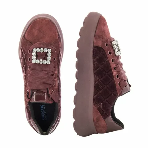 Дамски Сникърс GEOX – D36TCF D SPHERICA EC4.1 WINE — снимка 2